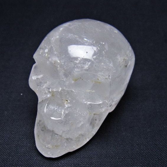 水晶 置物 ドクロ スカル 一点物 145-1868