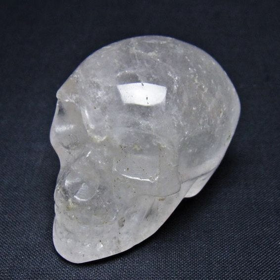 水晶 置物 ドクロ スカル 一点物 145-1869