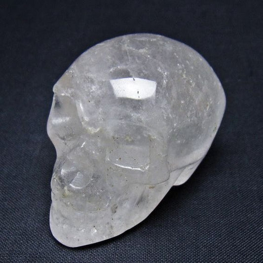 水晶 置物 ドクロ スカル 一点物 145-1869
