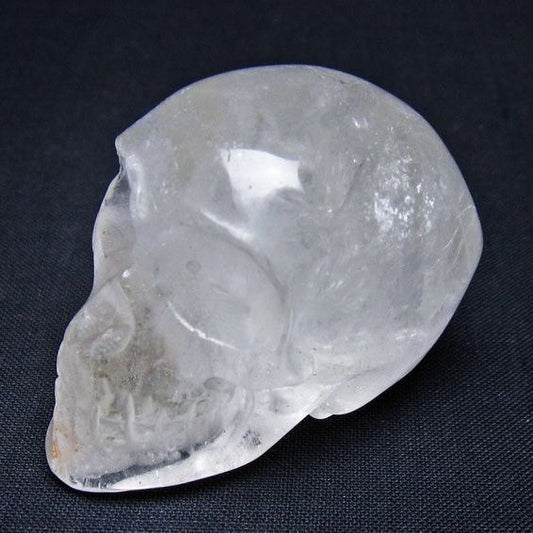 水晶 置物 ドクロ スカル 一点物 145-1870