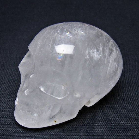水晶 置物 ドクロ スカル 一点物 145-1871