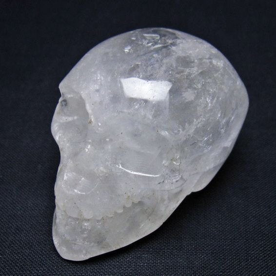 水晶 置物 ドクロ スカル 一点物 145-1872