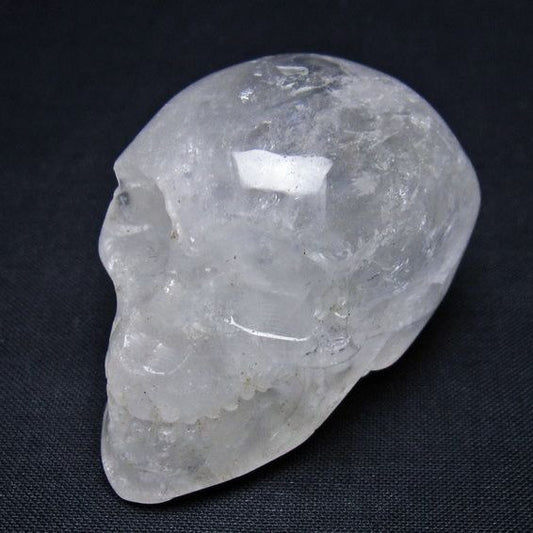 水晶 置物 ドクロ スカル 一点物 145-1872