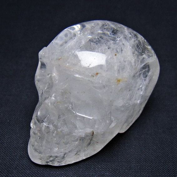 水晶 置物 ドクロ スカル 一点物 145-1873