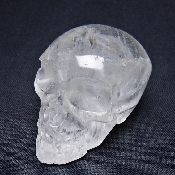 水晶 置物 ドクロ スカル 一点物 145-1874