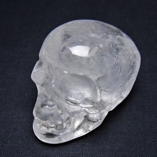 水晶 置物 ドクロ スカル 一点物 145-1875