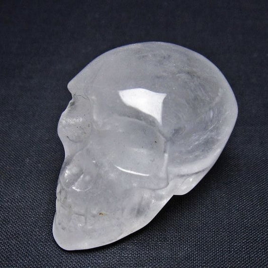水晶 置物 ドクロ スカル 一点物 145-1876