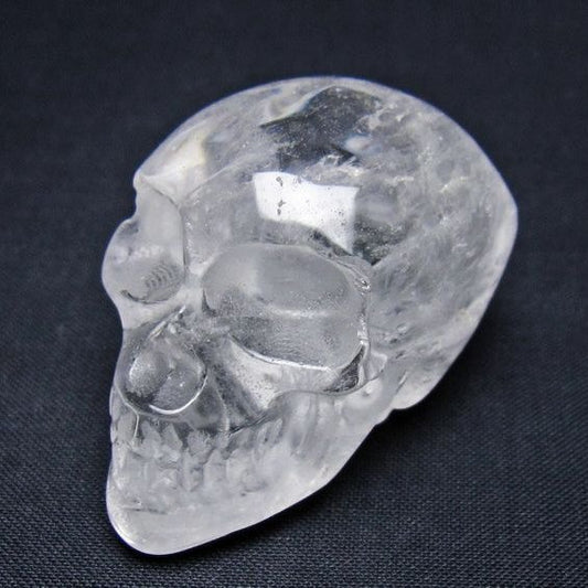 水晶 置物 ドクロ スカル 一点物 145-1877