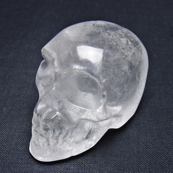 水晶 置物 ドクロ スカル 一点物 145-1878