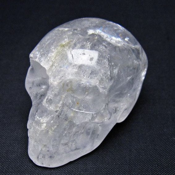 水晶 置物 ドクロ スカル 一点物 145-1880
