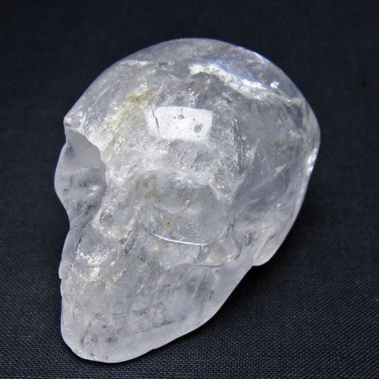 水晶 置物 ドクロ スカル 一点物 145-1880