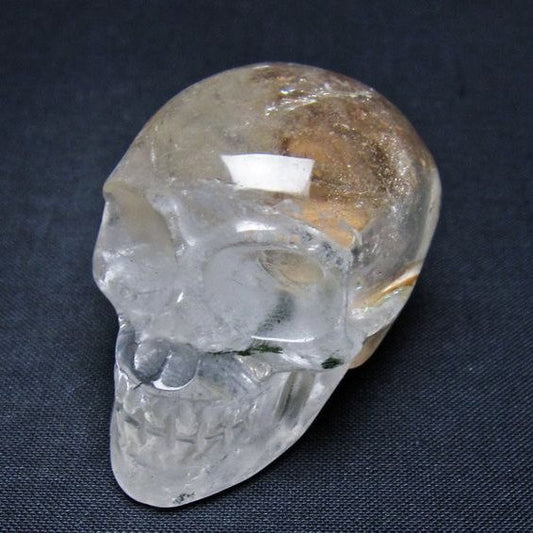 水晶 置物 ドクロ スカル 一点物 145-1881