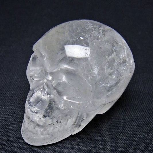 水晶 置物 ドクロ スカル 一点物 145-1882