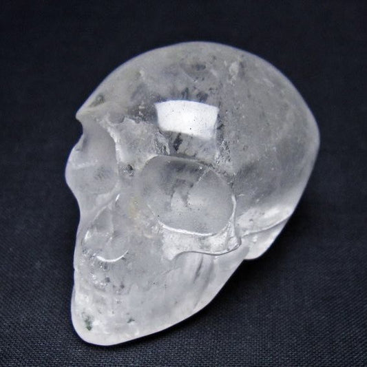 水晶 置物 ドクロ スカル 一点物 145-1883
