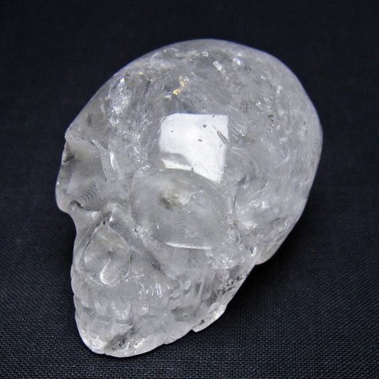 水晶 置物 ドクロ スカル 一点物 145-1884