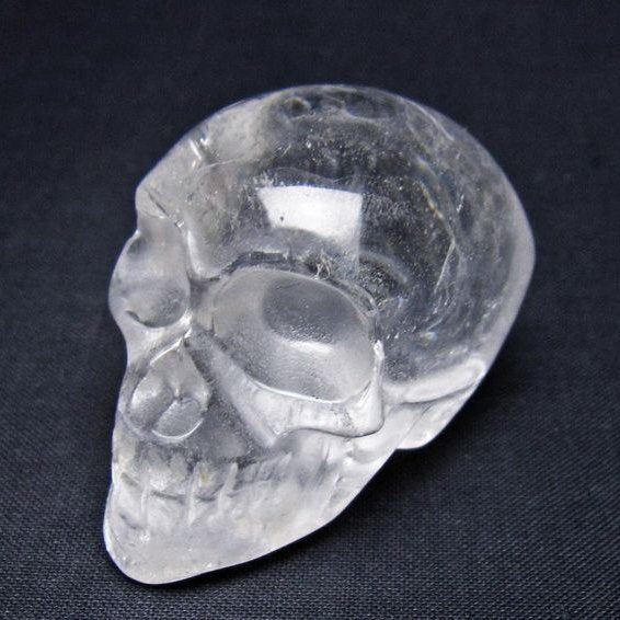水晶 置物 ドクロ スカル 一点物 145-1885