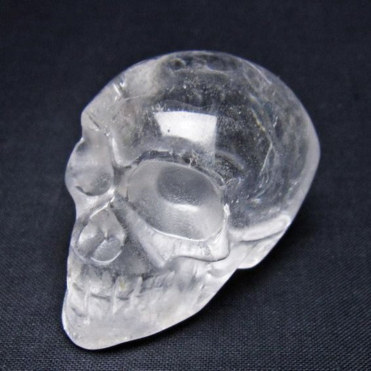 水晶 置物 ドクロ スカル 一点物 145-1885
