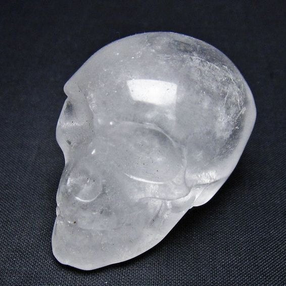 水晶 置物 ドクロ スカル 一点物 145-1886