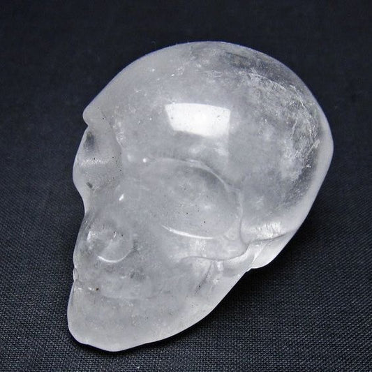 水晶 置物 ドクロ スカル 一点物 145-1886
