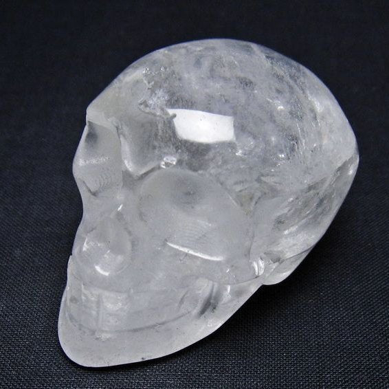 水晶 置物 ドクロ スカル 一点物 145-1889