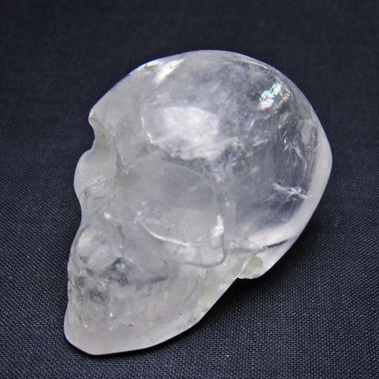 水晶 置物 ドクロ スカル 一点物 145-1892