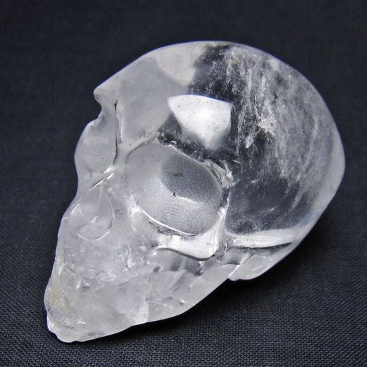 水晶 置物 ドクロ スカル 一点物 145-1893