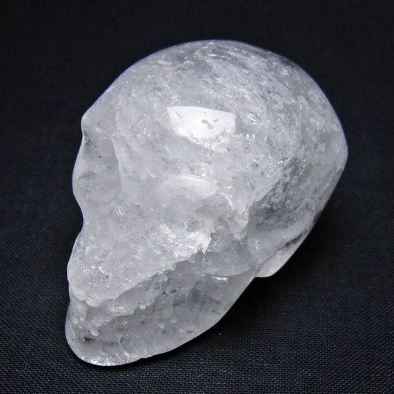 水晶 置物 ドクロ スカル 一点物 145-1894