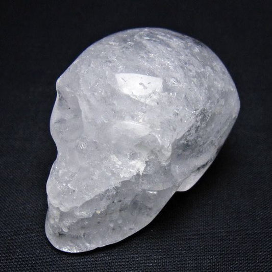 水晶 置物 ドクロ スカル 一点物 145-1894