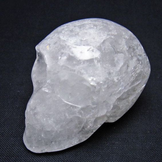 水晶 置物 ドクロ スカル 一点物 145-1895