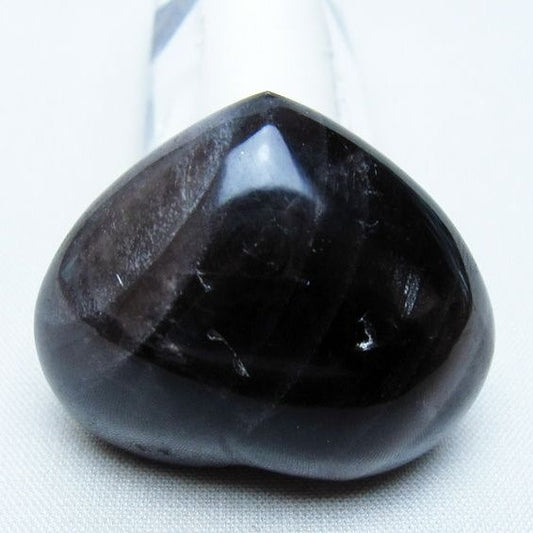 モリオン 置物 ハート 黒水晶 一点物 145-1898