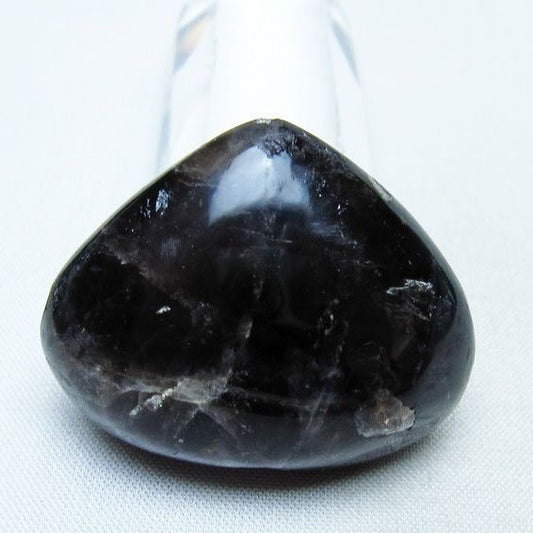 モリオン 置物 ハート 黒水晶 一点物 145-1903