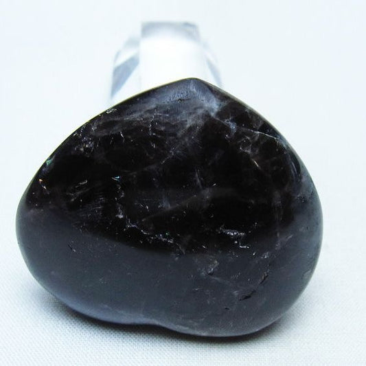モリオン 置物 ハート 黒水晶 一点物 145-1912
