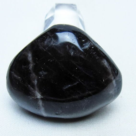 モリオン 置物 ハート 黒水晶 一点物 145-1915