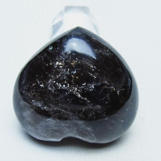 モリオン 置物 ハート 黒水晶 一点物 145-1916