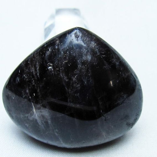 モリオン 置物 ハート 黒水晶 一点物 145-1920