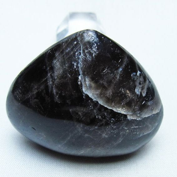 モリオン 置物 ハート 黒水晶 一点物 145-1921