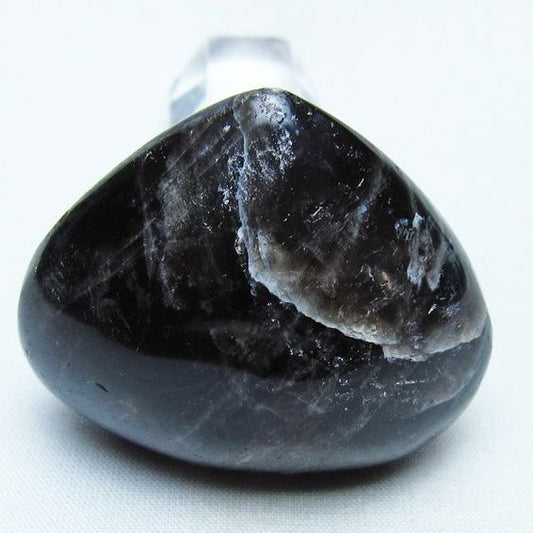 モリオン 置物 ハート 黒水晶 一点物 145-1921