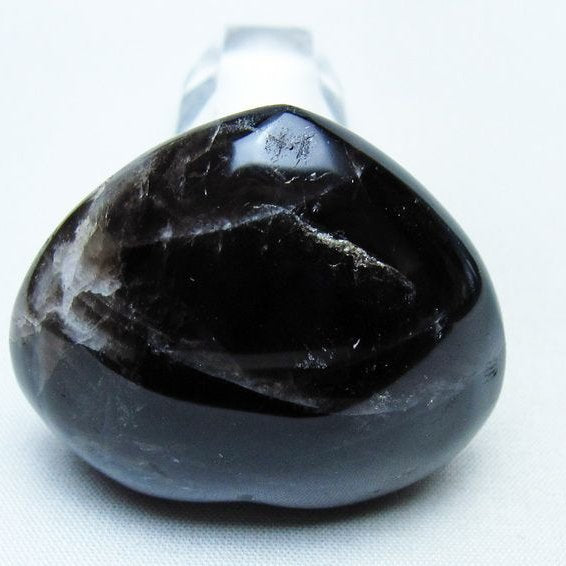 モリオン 置物 ハート 黒水晶 一点物 145-1922