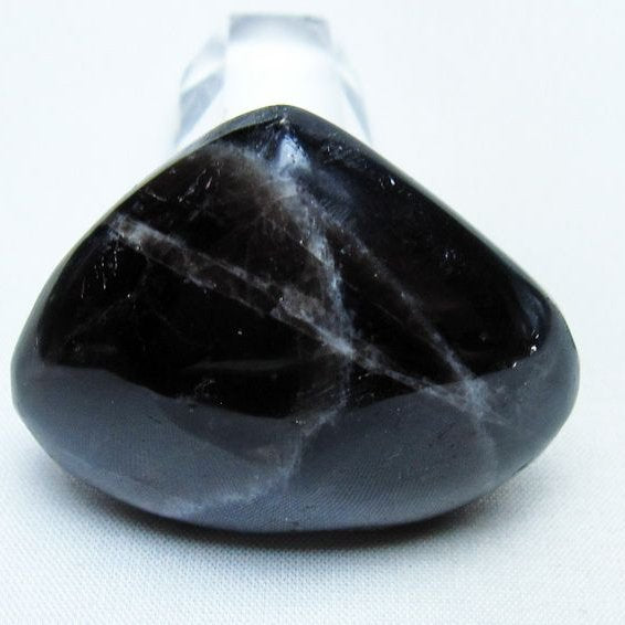 モリオン 置物 ハート 黒水晶 一点物 145-1923