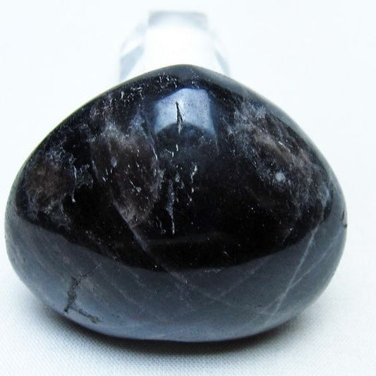 モリオン 置物 ハート 黒水晶 一点物 145-1925