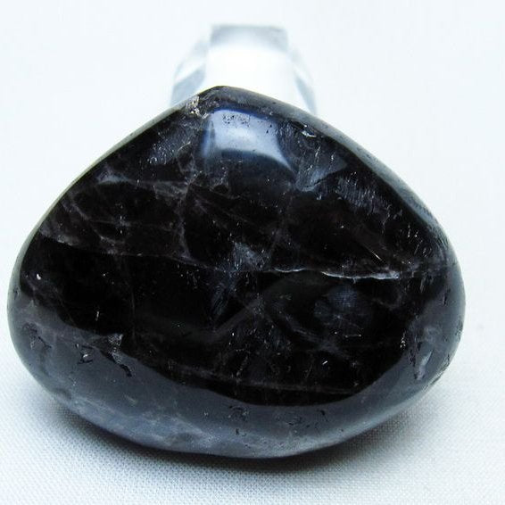 モリオン 置物 ハート 黒水晶 一点物 145-1926