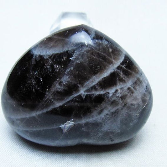 モリオン 置物 ハート 黒水晶 一点物 145-1929