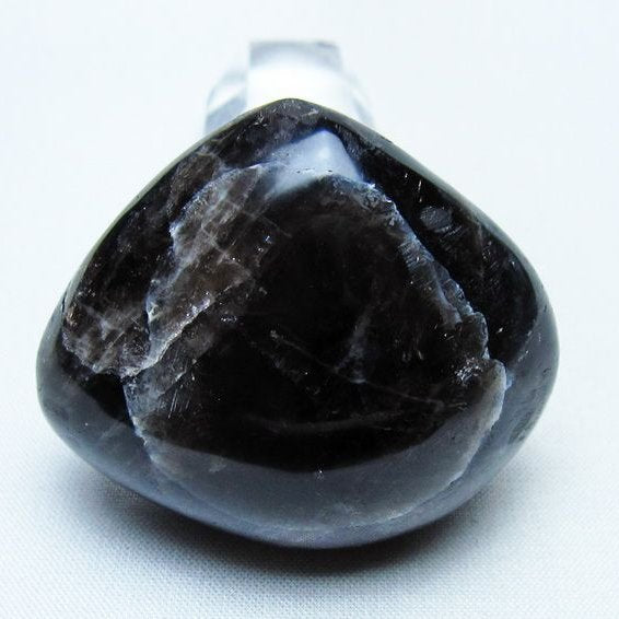 モリオン 置物 ハート 黒水晶 一点物 145-1931