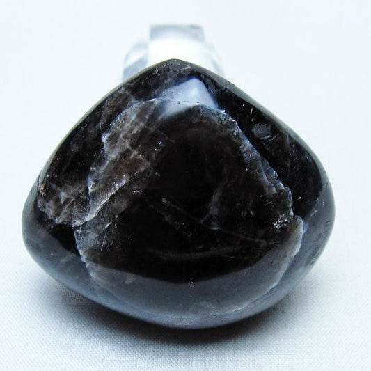 モリオン 置物 ハート 黒水晶 一点物 145-1931