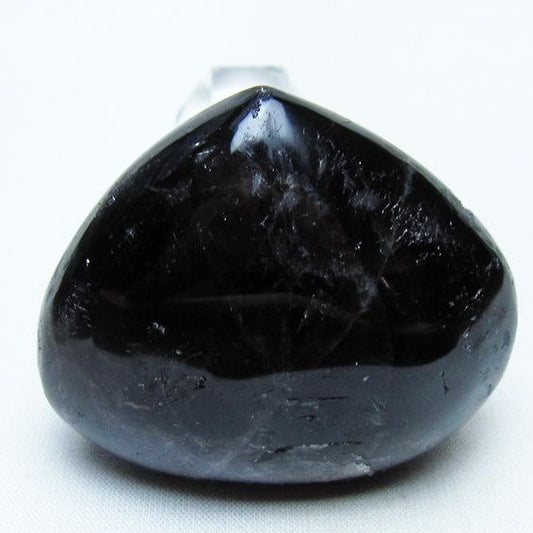 モリオン 置物 ハート 黒水晶 一点物 145-1940