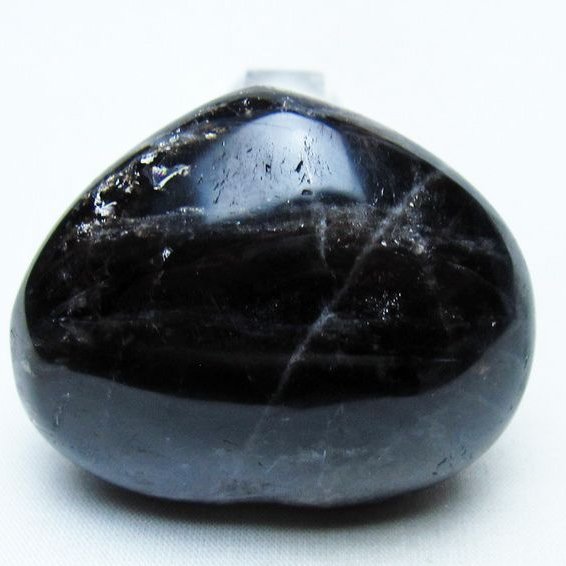モリオン 置物 ハート 黒水晶 一点物 145-1943