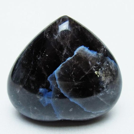 モリオン 置物 ハート 黒水晶 一点物 145-1946