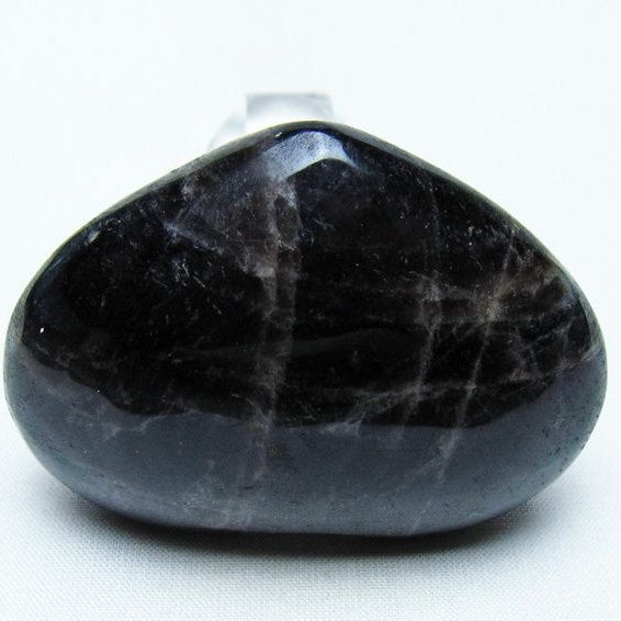 モリオン 置物 ハート 黒水晶 一点物 145-1949