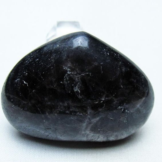 モリオン 置物 ハート 黒水晶 一点物 145-1950