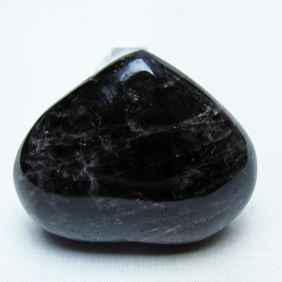モリオン 置物 ハート 黒水晶 一点物 145-1951